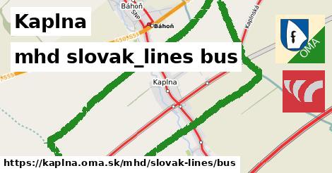 Kaplna Doprava slovak-lines bus