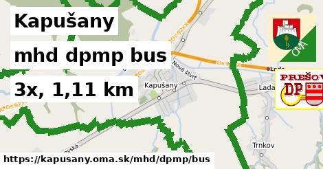 Kapušany Doprava dpmp bus