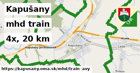 Kapušany Doprava train 