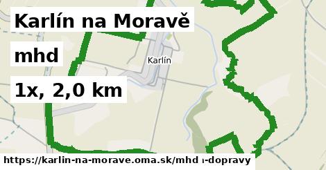 Karlín na Moravě Doprava  