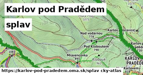 Karlov pod Pradědem Splav  