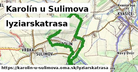 Karolín u Sulimova Lyžiarske trasy  