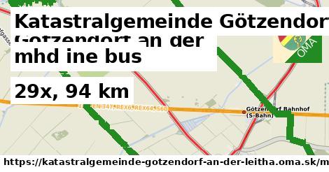 Katastralgemeinde Götzendorf an der Leitha Doprava iná bus