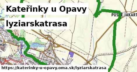 Kateřinky u Opavy Lyžiarske trasy  