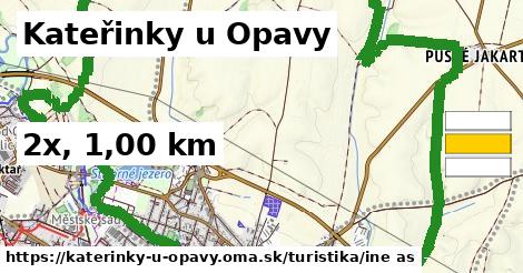 Kateřinky u Opavy Turistické trasy iná 