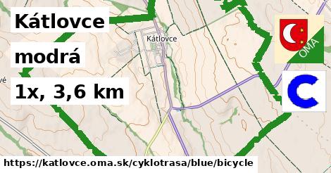 Kátlovce Cyklotrasy modrá bicycle