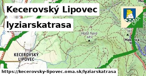 Kecerovský Lipovec Lyžiarske trasy  