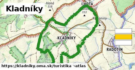 Kladníky Turistické trasy  