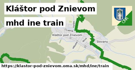 Kláštor pod Znievom Doprava iná train