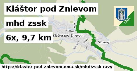 Kláštor pod Znievom Doprava zssk 