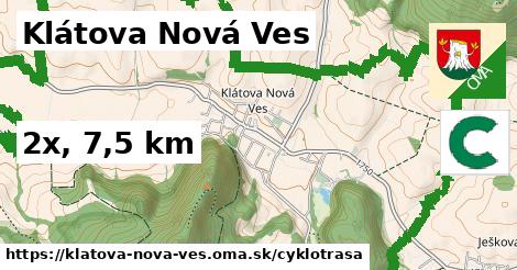 Klátova Nová Ves Cyklotrasy  