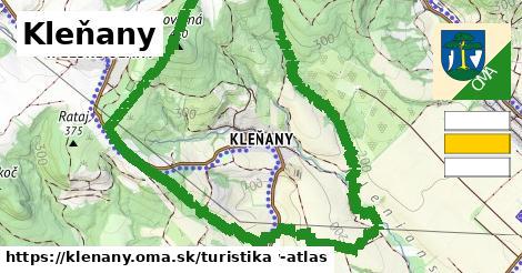 Kleňany Turistické trasy  