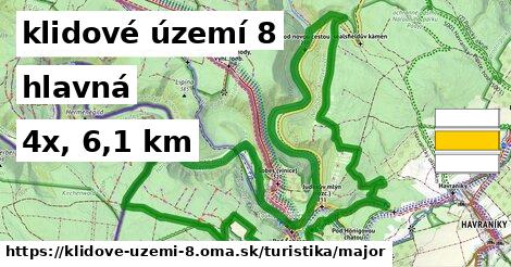 klidové území 8 Turistické trasy hlavná 