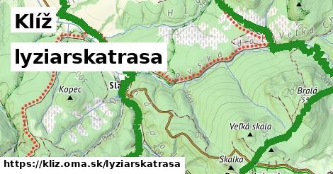 Klíž Lyžiarske trasy  