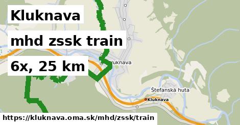 Kluknava Doprava zssk train