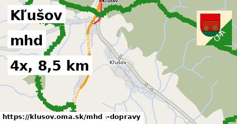 Kľušov Doprava  