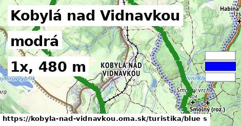 Kobylá nad Vidnavkou Turistické trasy modrá 