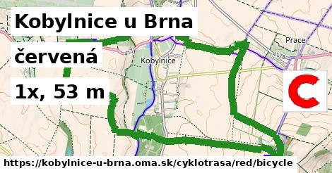 Kobylnice u Brna Cyklotrasy červená bicycle