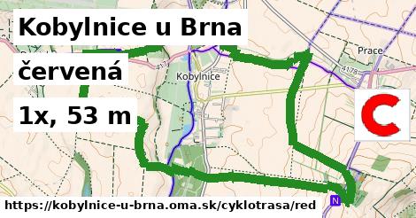 Kobylnice u Brna Cyklotrasy červená 