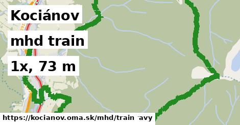 Kociánov Doprava train 