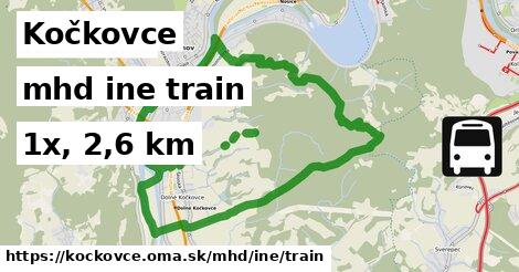 Kočkovce Doprava iná train