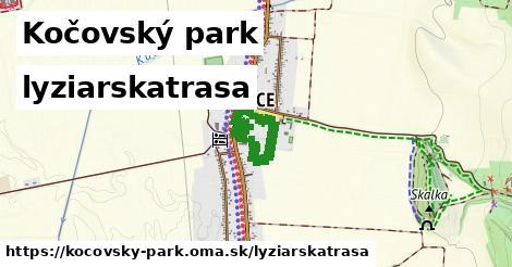 Kočovský park Lyžiarske trasy  