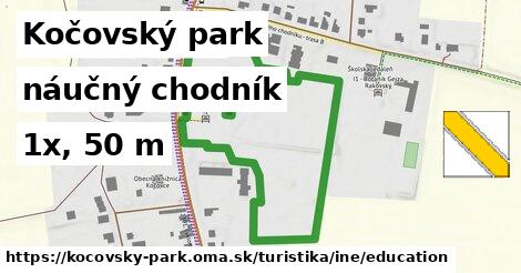 Kočovský park Turistické trasy iná náučný chodník