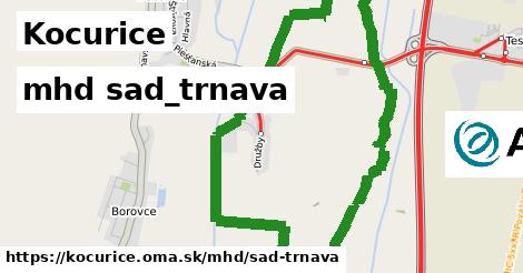 Kocurice Doprava sad-trnava 