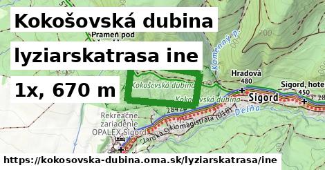 Kokošovská dubina Lyžiarske trasy iná 