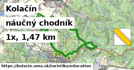 Kolačín Turistické trasy náučný chodník 