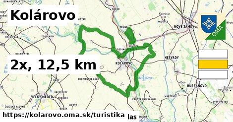 Kolárovo Turistické trasy  