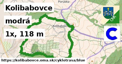 Kolibabovce Cyklotrasy modrá 