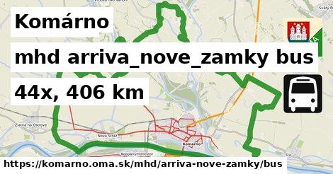 Komárno Doprava arriva-nove-zamky bus