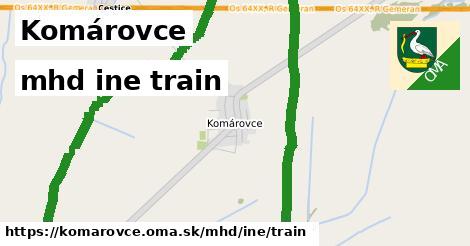 Komárovce Doprava iná train