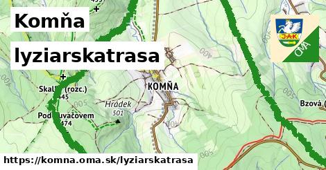 Komňa Lyžiarske trasy  