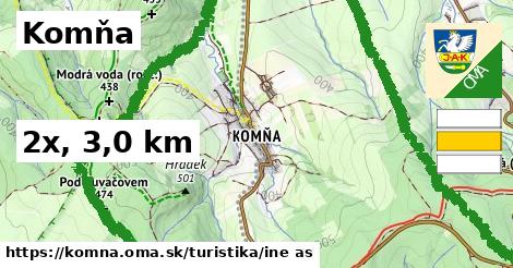 Komňa Turistické trasy iná 