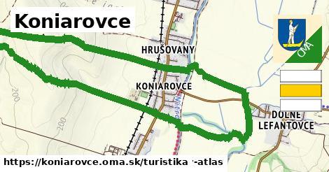 Koniarovce Turistické trasy  