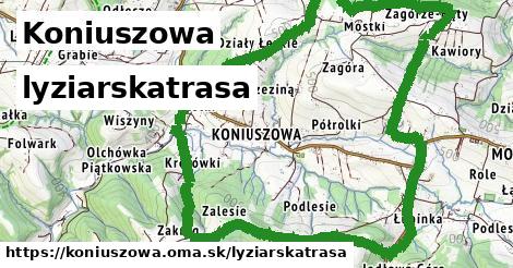 Koniuszowa Lyžiarske trasy  