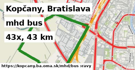 Kopčany, Bratislava Doprava bus 