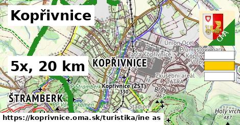 Kopřivnice Turistické trasy iná 