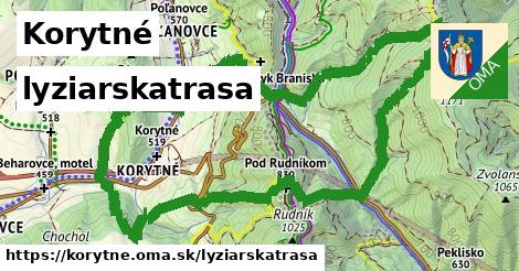 Korytné Lyžiarske trasy  