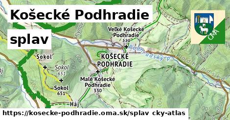 Košecké Podhradie Splav  