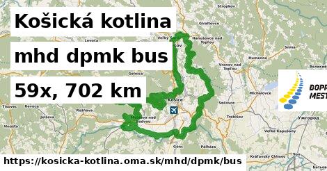 Košická kotlina Doprava dpmk bus