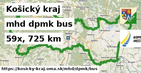 Košický kraj Doprava dpmk bus