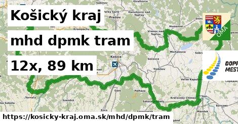 Košický kraj Doprava dpmk tram