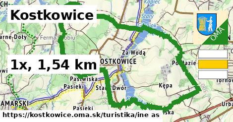 Kostkowice Turistické trasy iná 