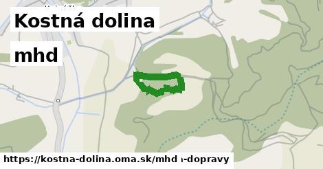Kostná dolina Doprava  