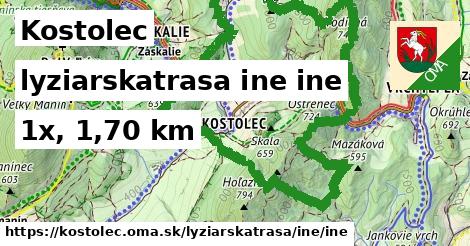 Kostolec Lyžiarske trasy iná iná