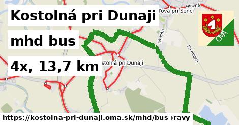 Kostolná pri Dunaji Doprava bus 