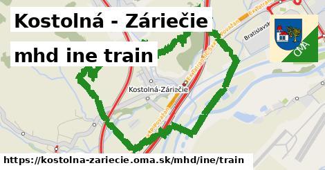 Kostolná - Záriečie Doprava iná train